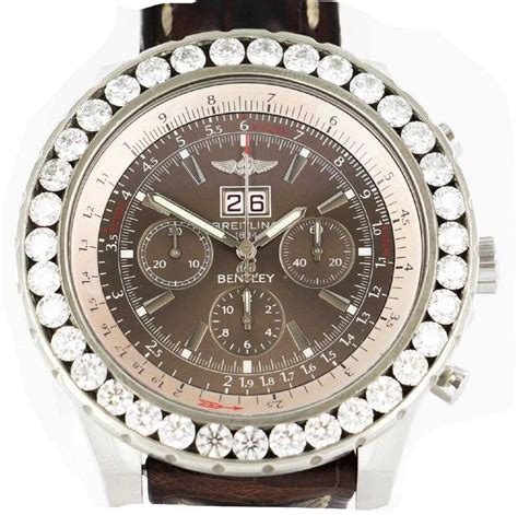 breitling diamant|Breitling bentley diamond bezel.